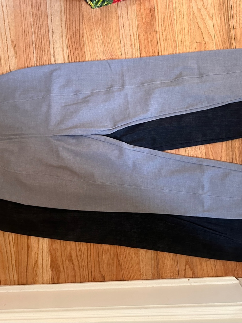 lululemon athletica Two-Tone Gray and Black Leggings- Discontinued
